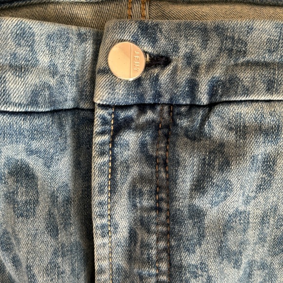 NWT Seven for all Mankind Jen 7 Ankle Skinny in Sunrise Leopard - Picture 7 of 13